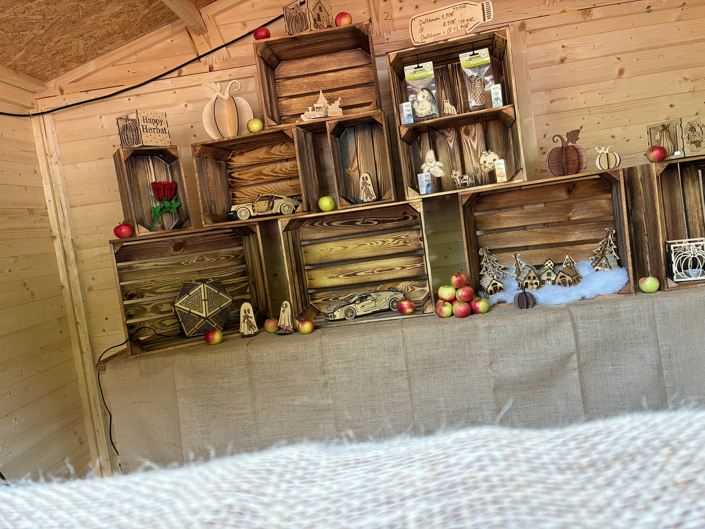 🎃 Holz-Kürbisse – Herbst- & Halloween-Deko aus Linde oder Bubinga (3 Größen)