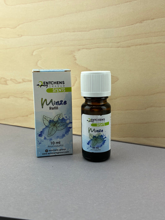 🌿 Duftöl „Minze“ – Nachfüllöl für Holz-Duftanhänger
